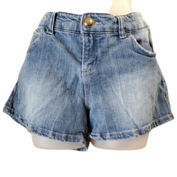 AMERICAN‎ STAR Womens Shorts Jr. Size 11 Denim Blue Spring Summer - Picture 1 of 5